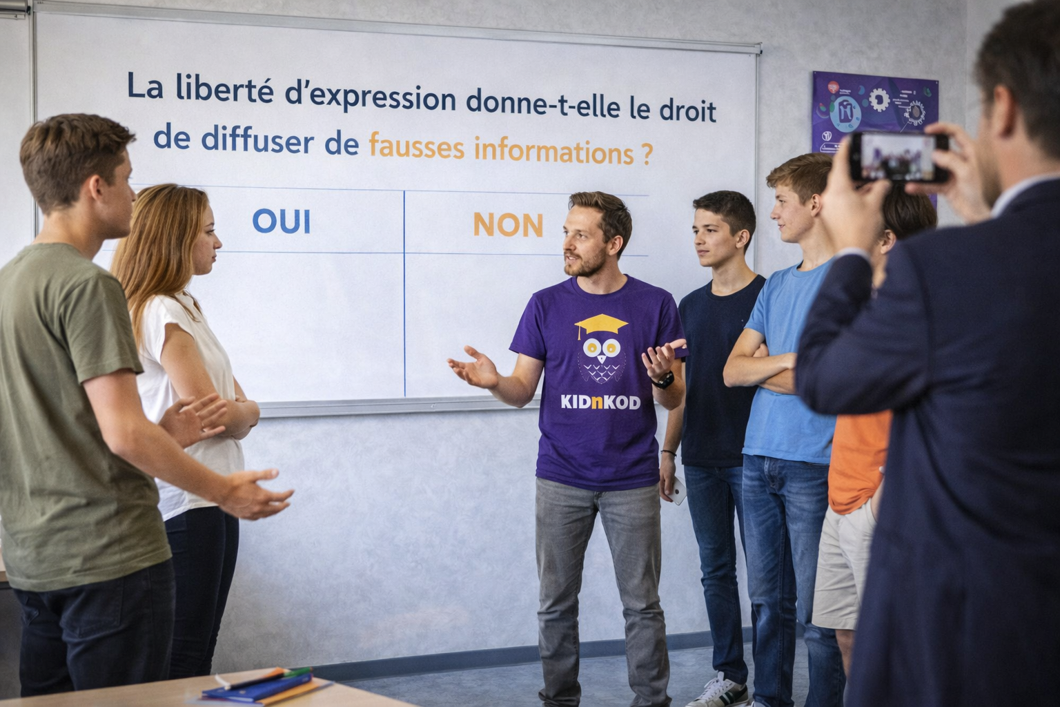 Atelier EMI : esprit critique, info & désinformation (collège / lycée)